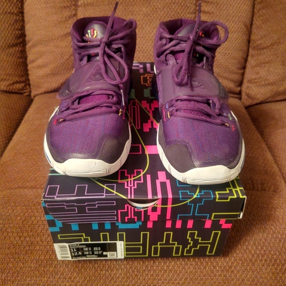 Nike Kyrie 6 "Enlightenment" Purple Sz 11 - Picture 3 of 4